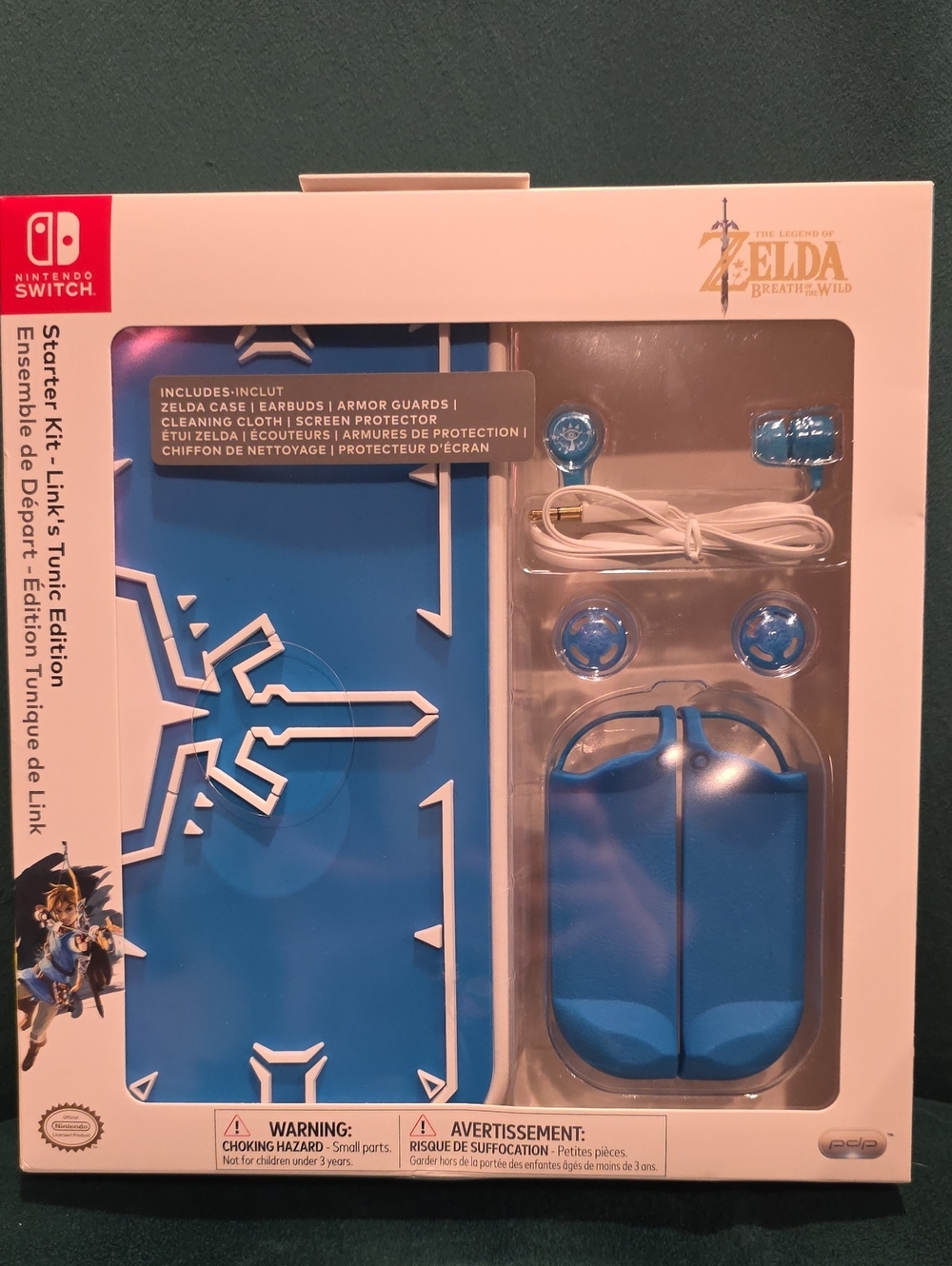 Nintendo Zelda Link Tunic Edition Accessory Kit - Blue